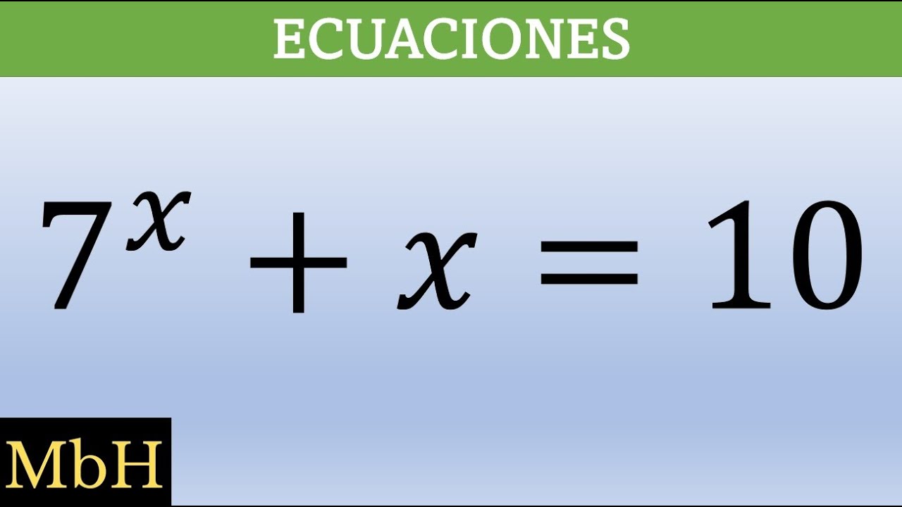 Practiquemos la FUNCIÓN W de LAMBERT con esta ECUACIÓN