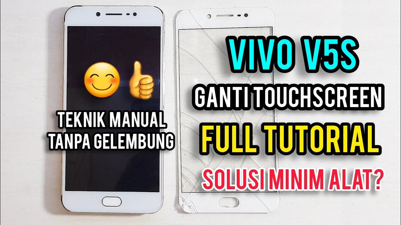 VIVO V5s REPLACE TOUCHSCREEN MANUALLY WITH MINIMUM TOOLS AND NO BUBBLES, you can definitely do it...