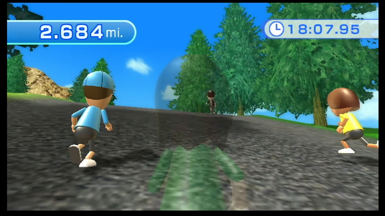 Wii Fit - Aerobics - Free Run (Duration 30 min.)