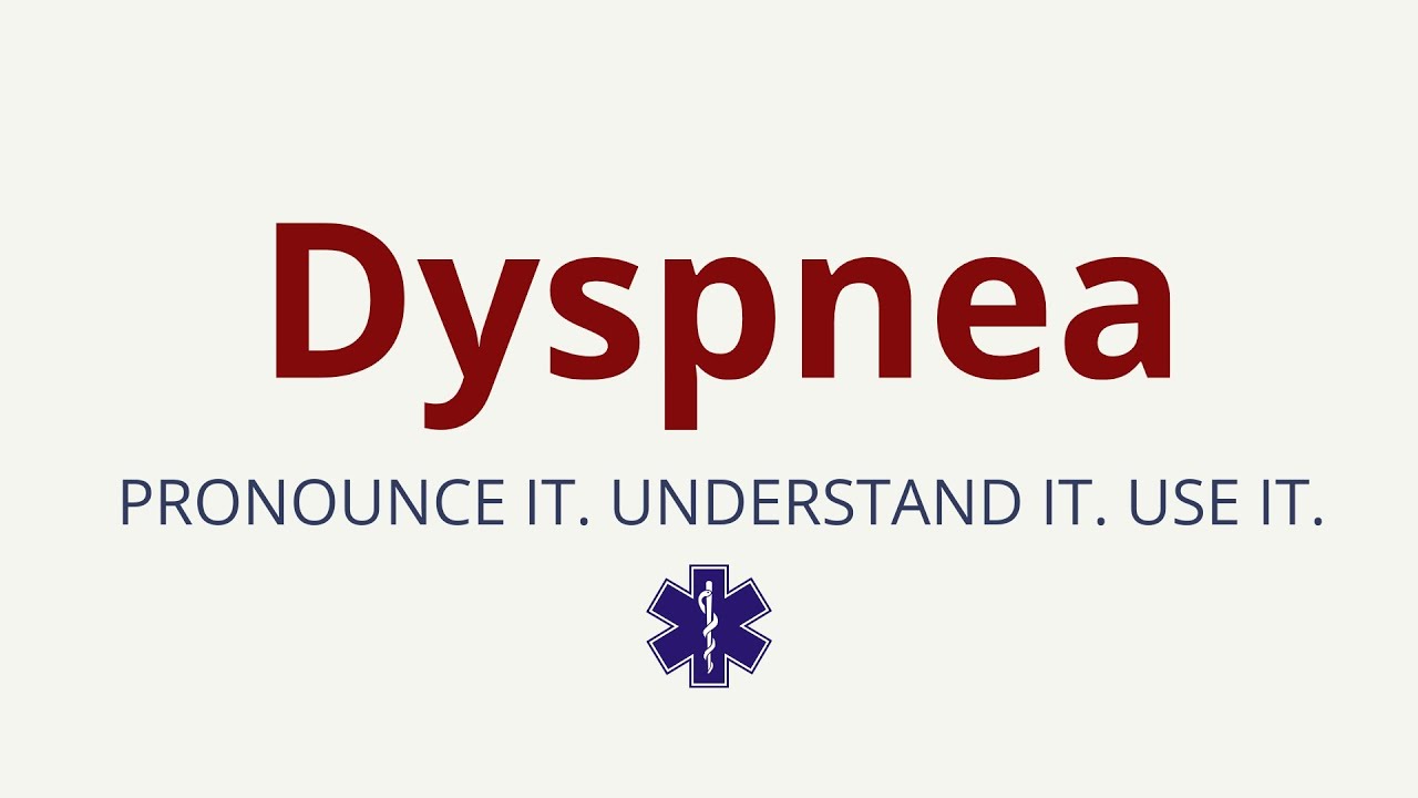 How to Pronounce Dyspnea | Dyspnea Pronunciation | Medical Terms