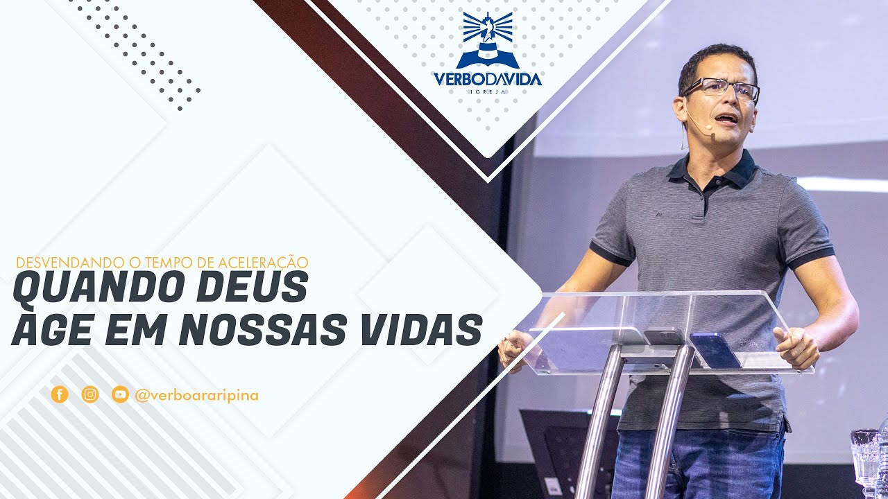 QUANDO DEUS ACELERA VOCÊ | PR. EDILSON DE LIRA