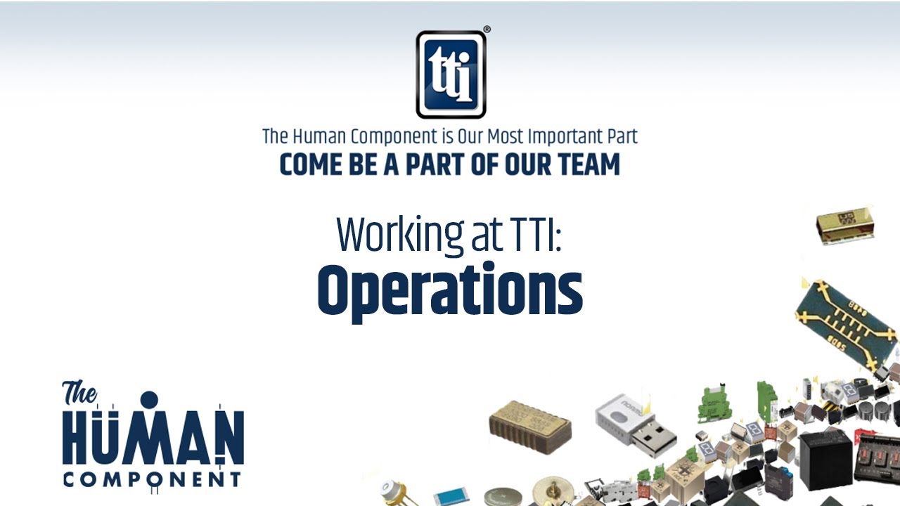 Working at TTI:  Operations