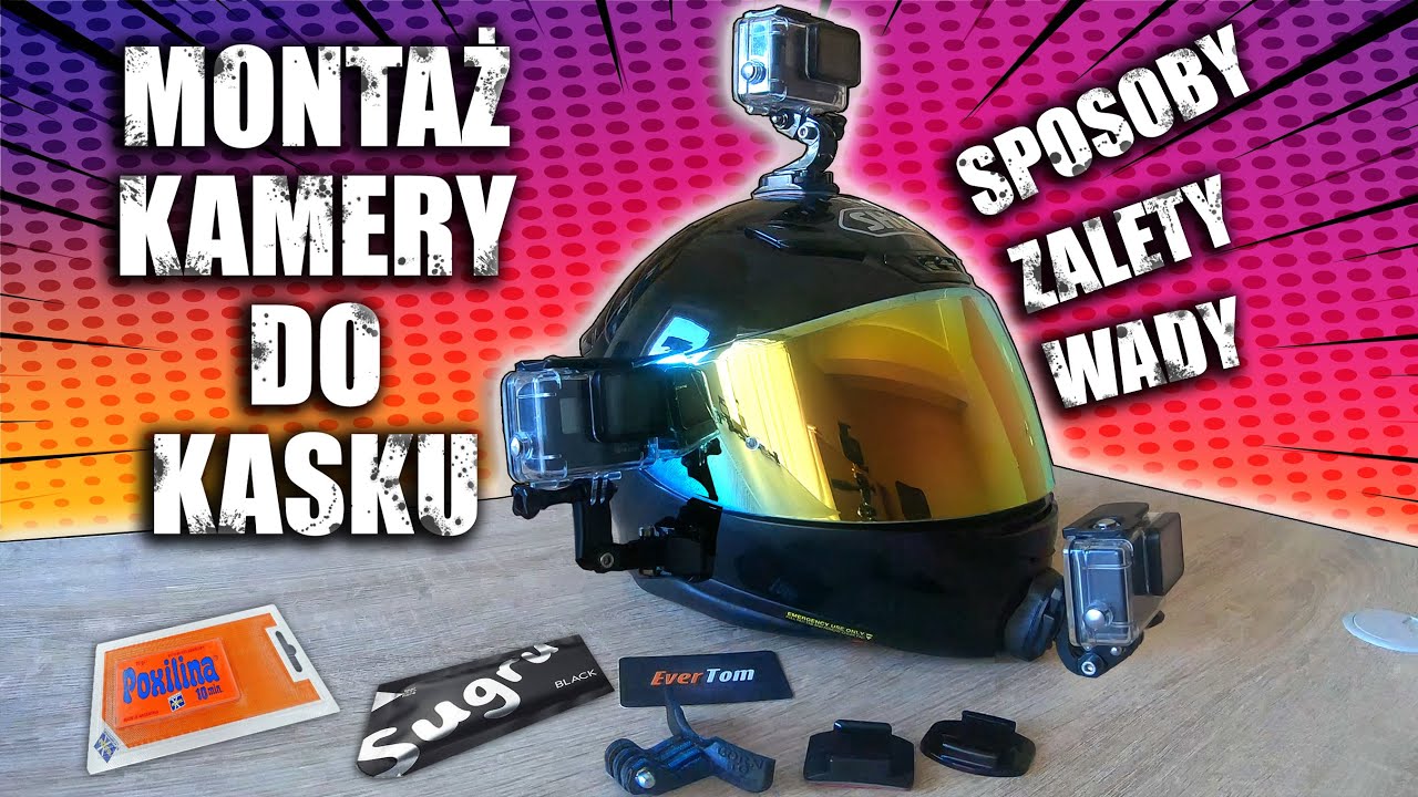 Jak zamontować kamerę na kasku? Miejsca, sposoby, zalety i wady montażu kamer.
