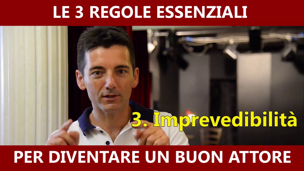 Le 3 regole per distinguere un Attore vero