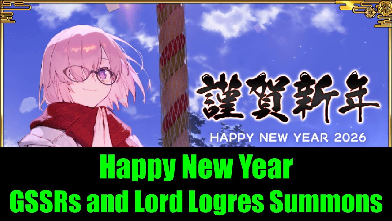 [FGO] Happy New Year on JP - GSSR + Lord Logres Summons