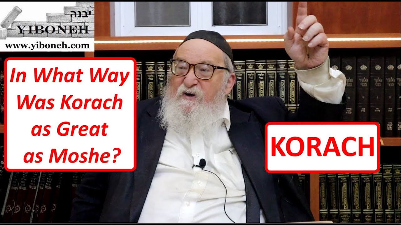 Рав Ицхак Брейтовиц: В чем заключалось равное величие Кораха и Моше?