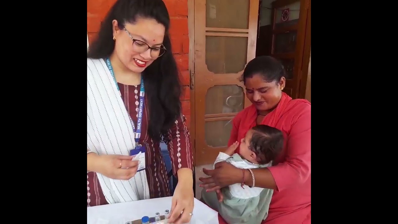 #Immunisation session by CHO JyotiPathania