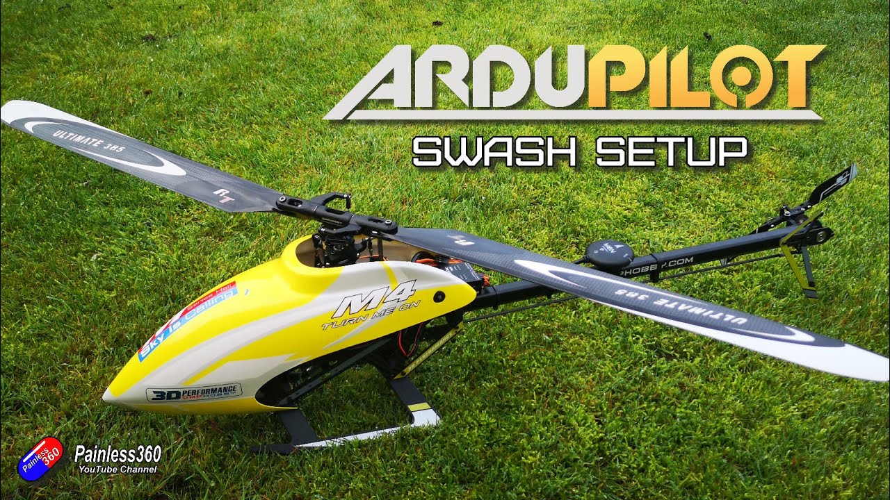 ArduCopter Helicopter Setup: How to setup the swash pitch on a sports R/C helicopter