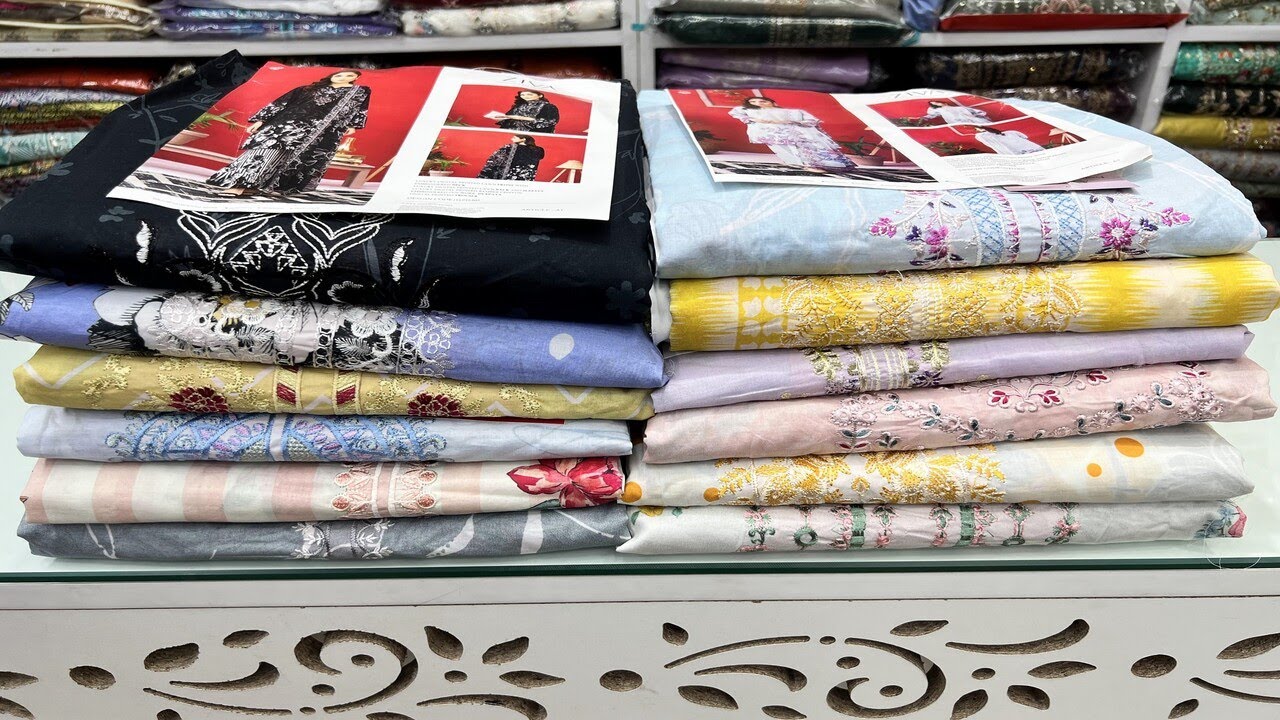 Gullzee 🌸 Ziva..Best Cotton With Nice Embroidery 👌 Chiffon Dupatta & Digital Print 🍁 AFROZ