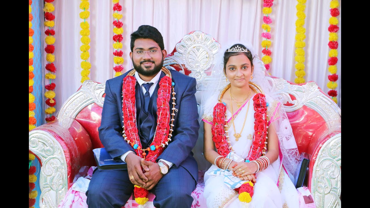Yesudasu weds Hepsiba Wedding // Telugu Christian Wedding Video