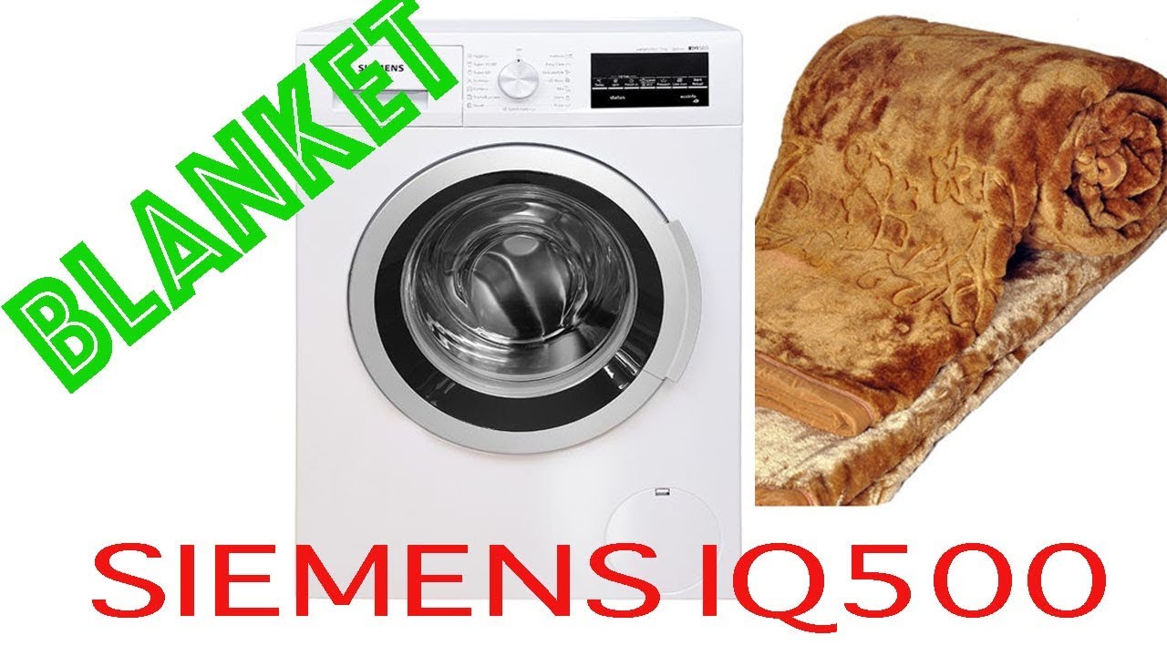 Siemens Washing Machine IQ500 Blanket Wash part-1