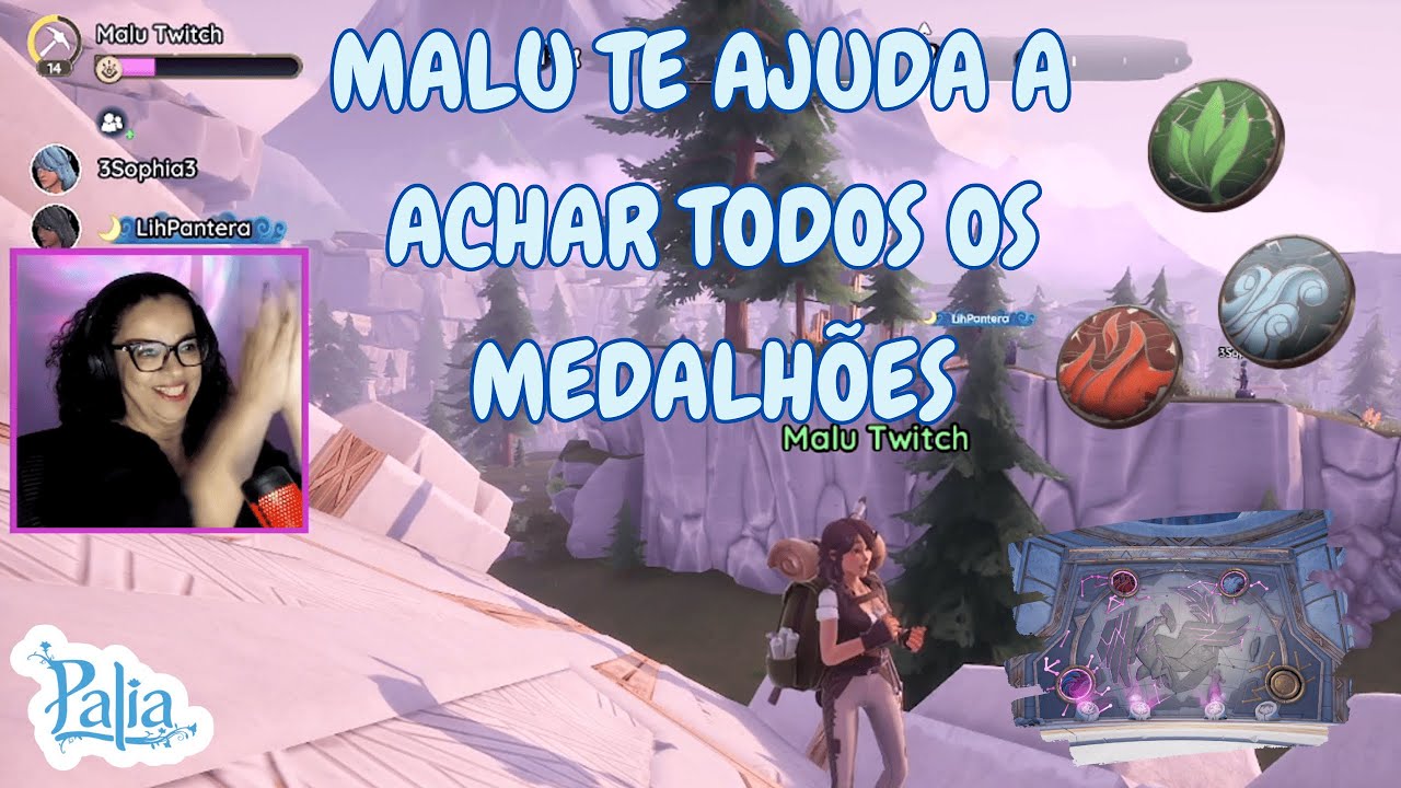 Todos os medalhões em Palia