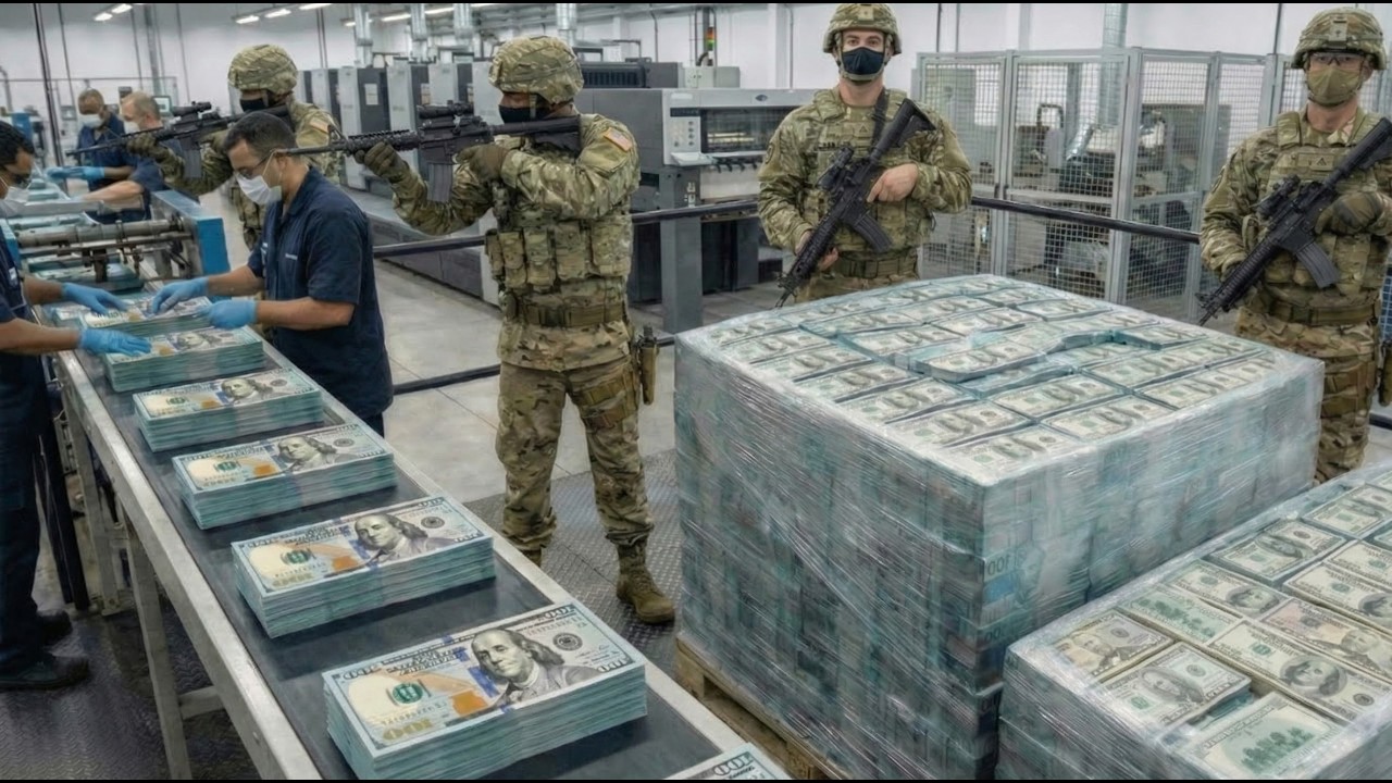 How the $100 Bill Is Made  Inside a High Security Banknote Factory