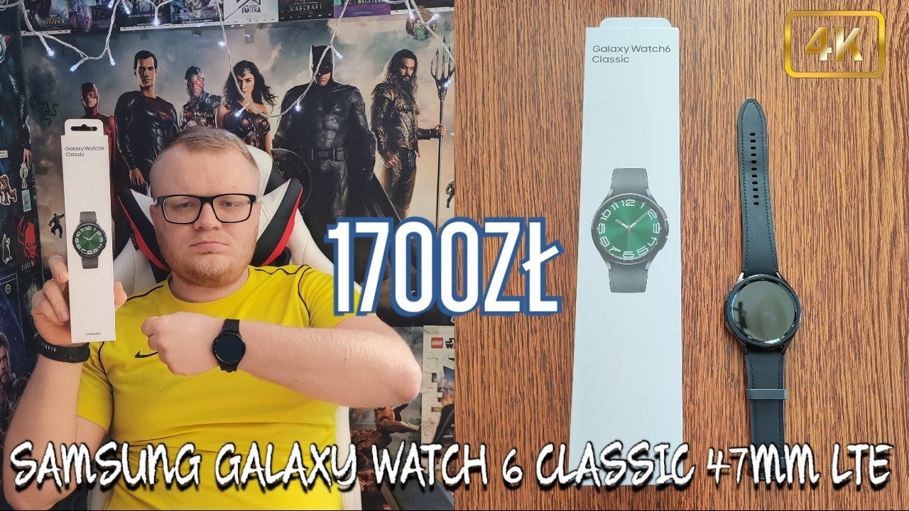 SAMSUNG GALAXY WATCH 6 CLASSIC 47MM LTE - ZA 1700 ZŁ