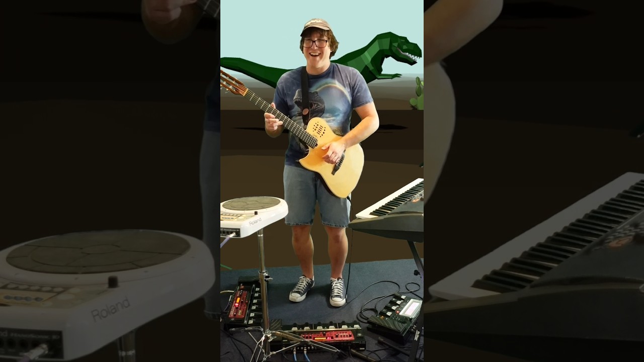 Dino64 🦖 #livelooping #midi #acousticguitar #videgamemusic #jam