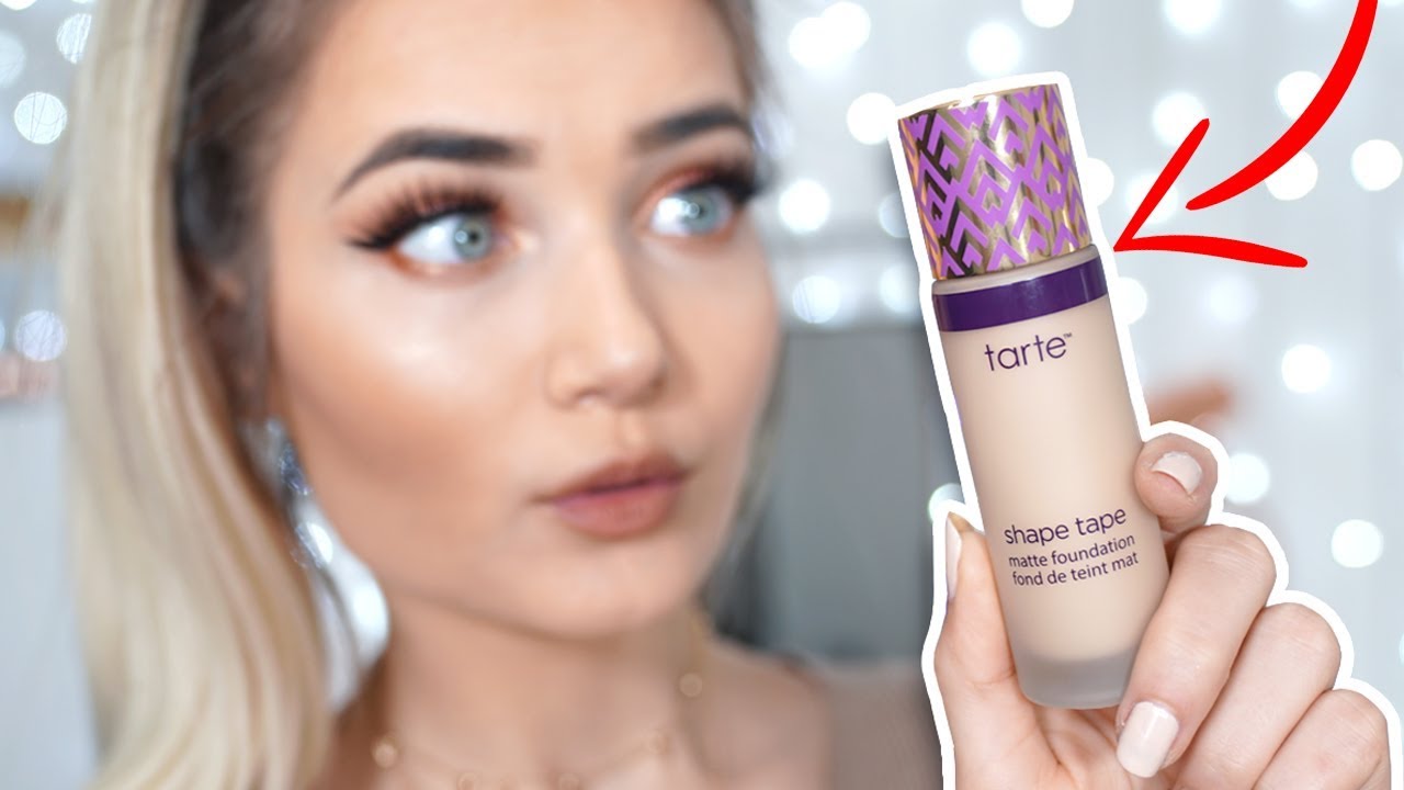 BRUTALLY HONEST TARTE SHAPE TAPE FOUNDATION REVIEW! HIT OR MISS!?
