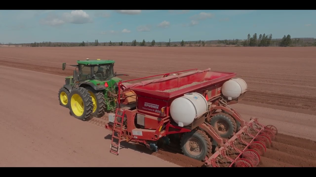 Plant 2023 Teaser #dji #johndeere #spudnik #potato #mavic3 #reddirt #pei #vancofarms #drone #video