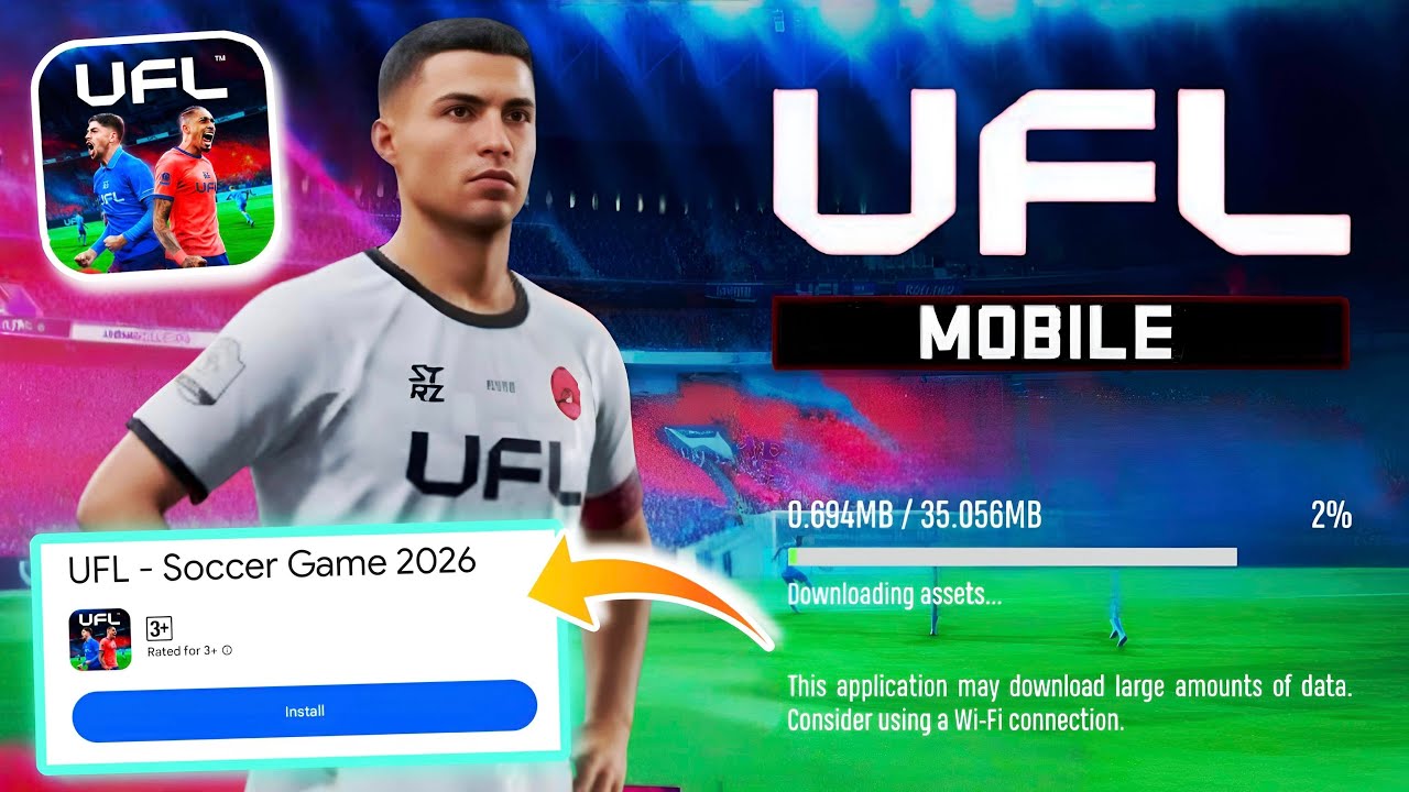 UFL MOBILE 2026 GAMEPLAY [ OFFICIAL BETA ] UFL 26 ANDROID