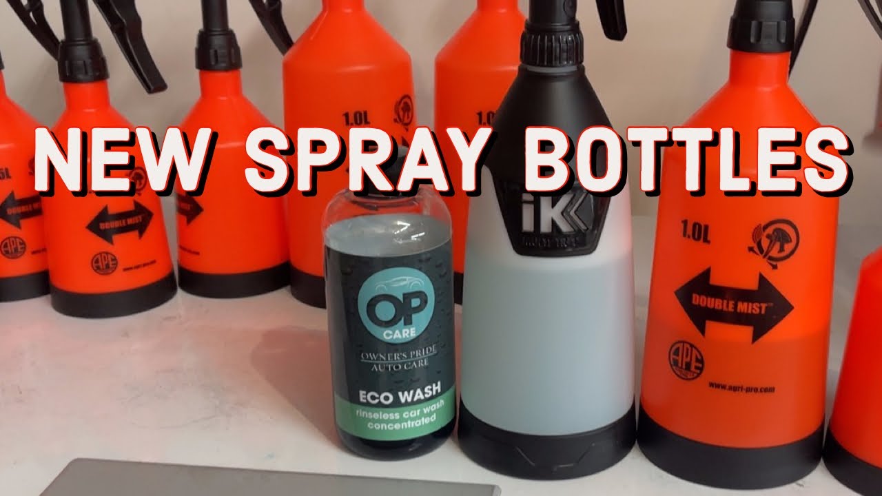 New Spray Bottles/Double Action Sprayer VS IK TR1 SPRAYER/Auto Detailing/Waterless Wash/Tesla