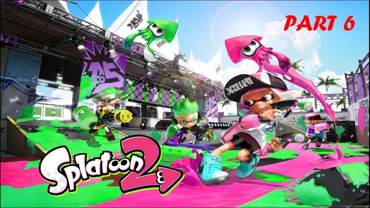 Let’s Play Splatoon 2 - Part 6 (Beakers Depot & Rain)