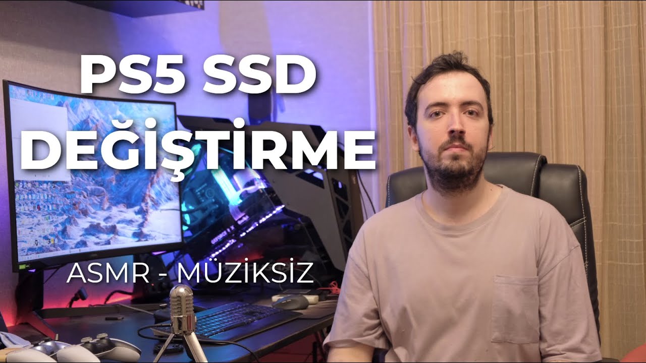 Playstation 5'in SSD'sini Yükselttim. (ASMR - Müziksiz Video)