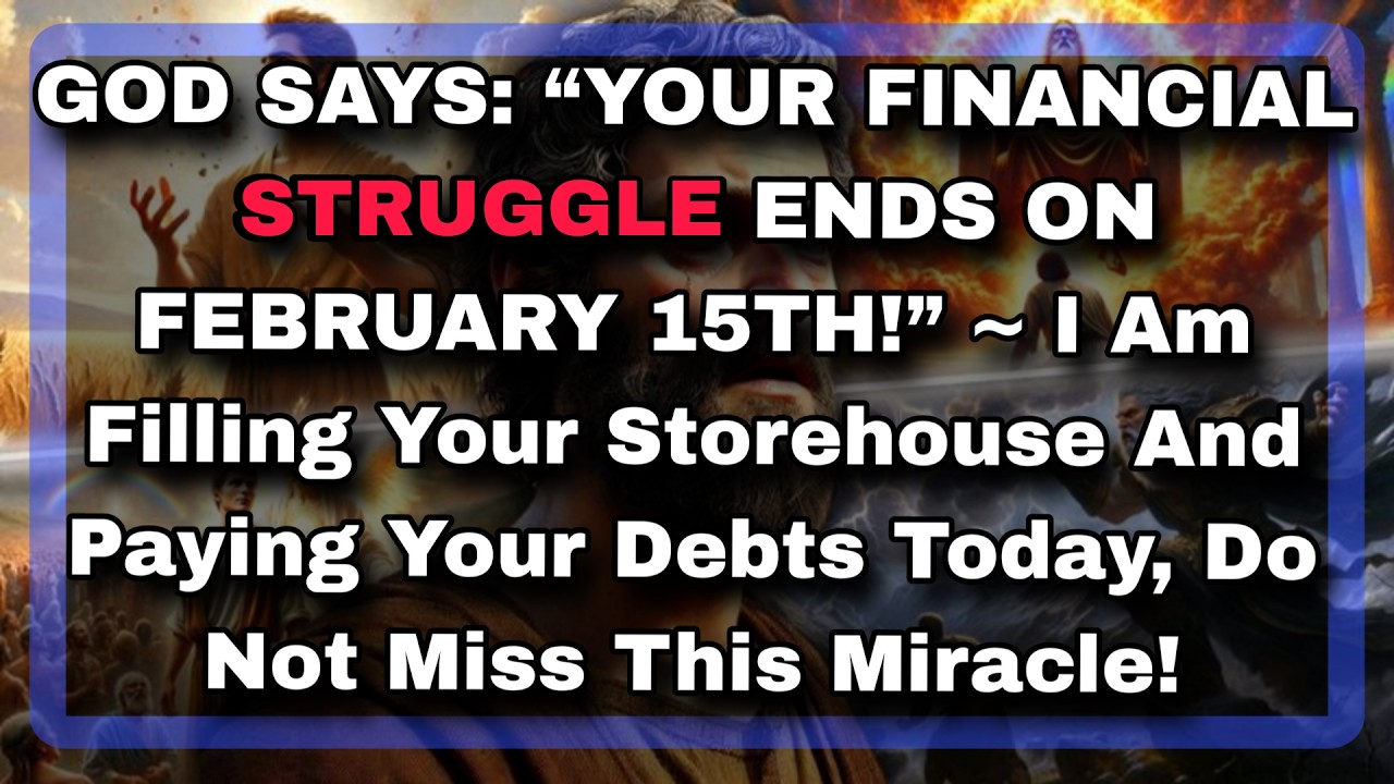 ✝️YOUR FINANCIAL STRUGGLE ENDS ON FEBRUARY 15TH!” ~ I Am Filling Your Storehouse And....