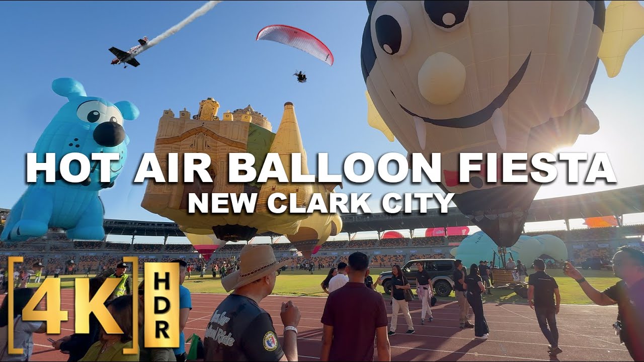 Full Tour of the 24th Hot Air Balloon Festival and Air Show at New Clark City | Philippines
