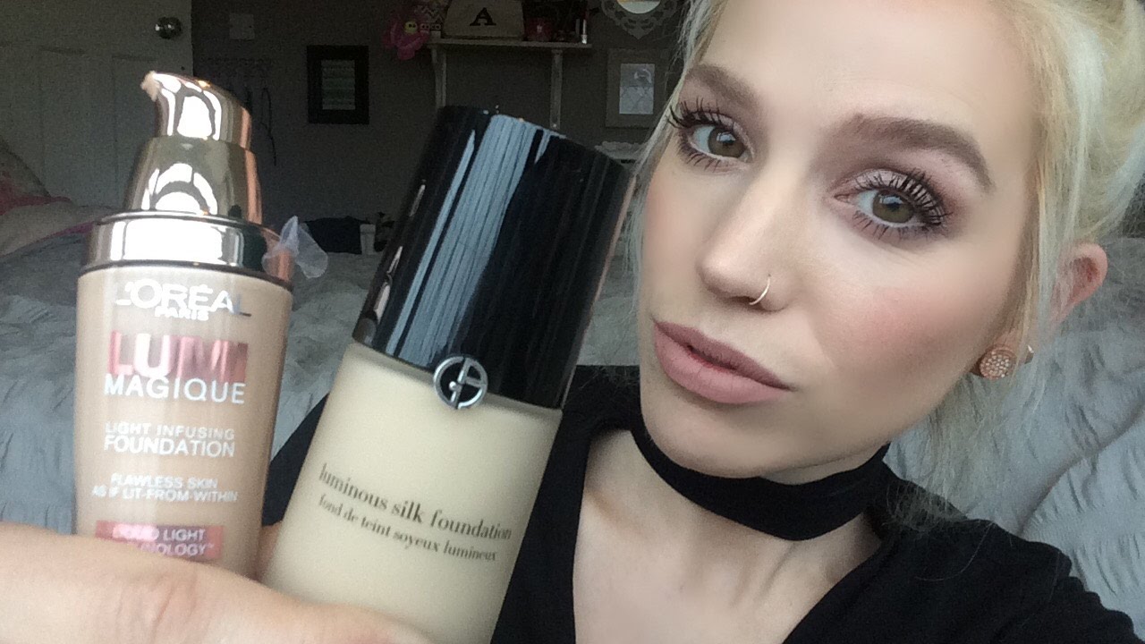 BLIND Dupe Test // Armani 'Luminous Silk' & L'Oreal 'Lumi Magique'