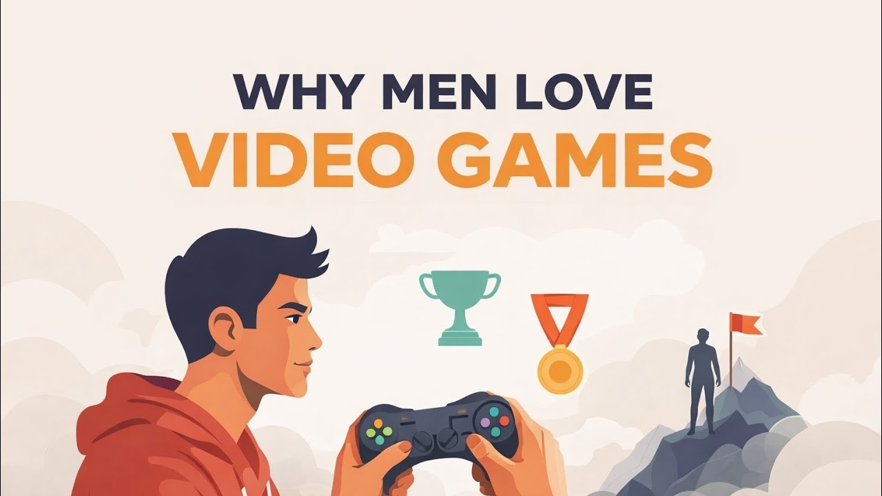 Why Men Love Video Games (Psychology, Risk & Escape Explained)