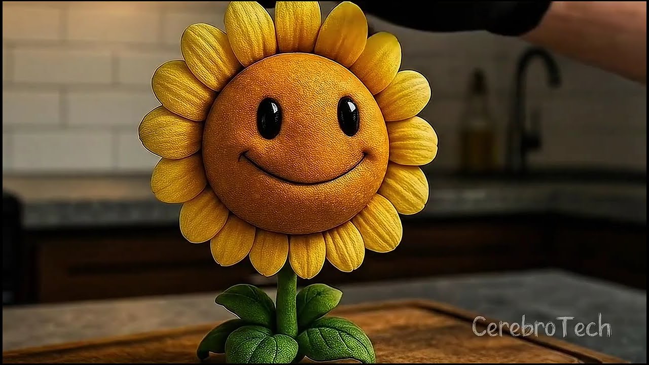 What would a Plants vs Zombies plant look like if it were cut open?
