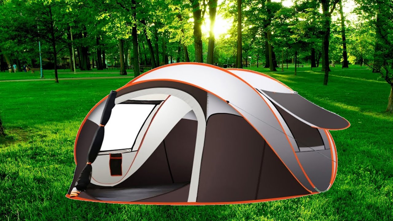 Обзор автоматической вместительной палатки с алиэкспресс.
