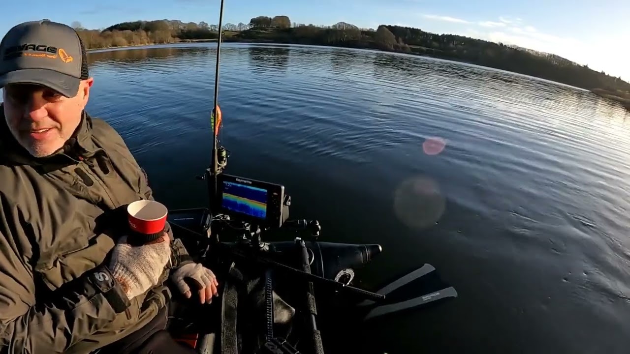 geddetur og test med raymarine på flydering 27 12 2022