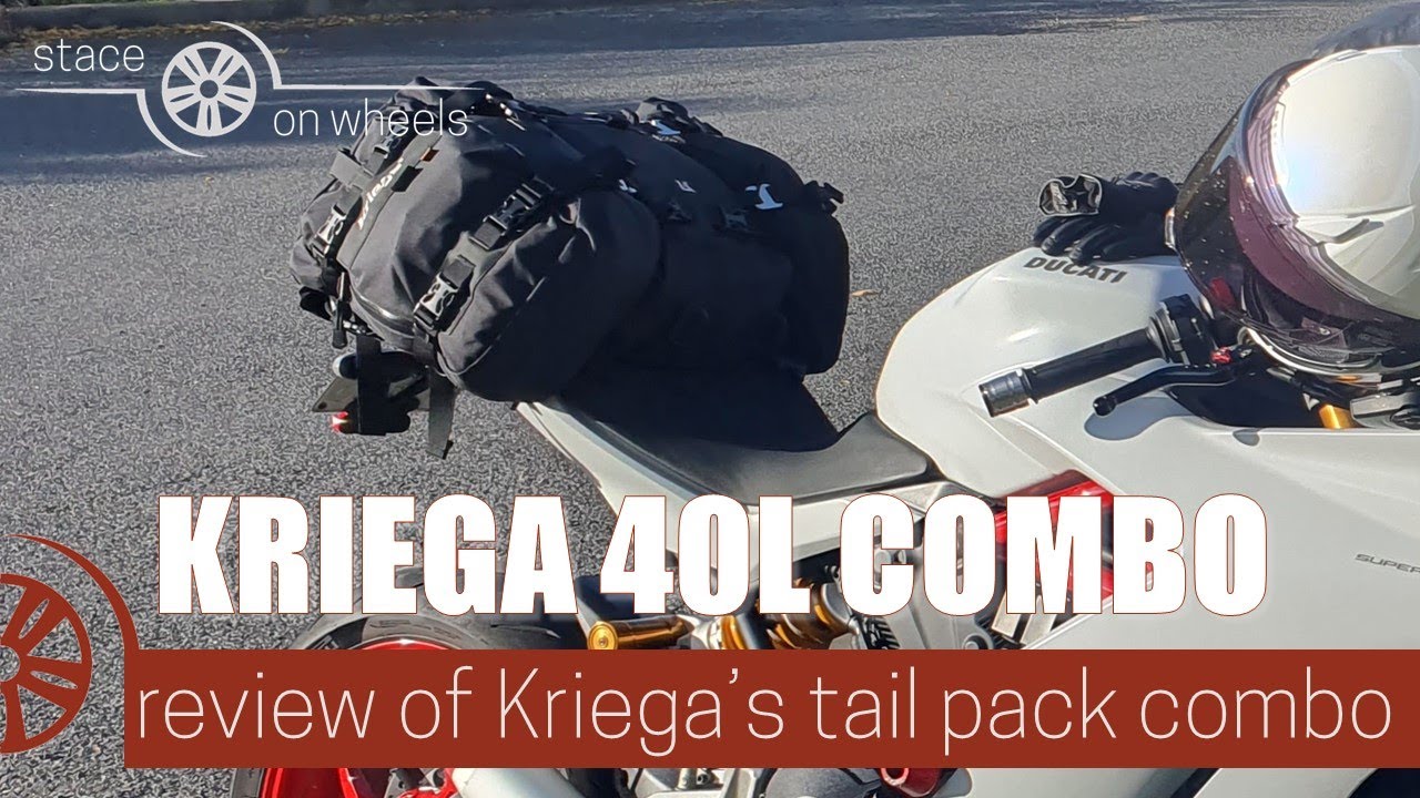 Kriega 40l Tail Pack Combo Test on my Ducati SuperSport 939