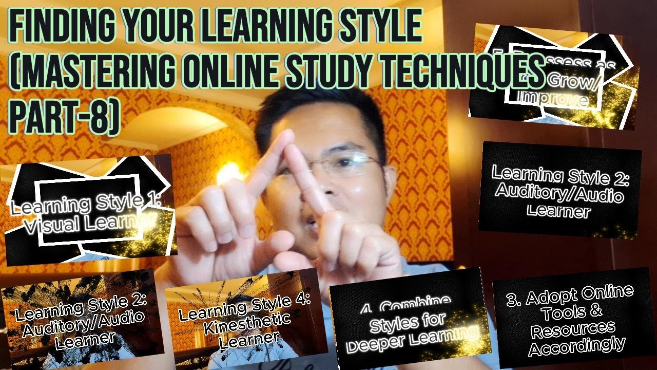 Finding Your Learning Style (Mastering Online Study Techniques Part-7) #learning #learningstyles