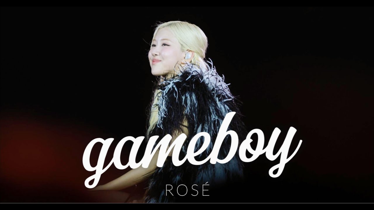 [4K] 251018 Rosé -gameboy | BLACKPINK〈DEADLINE〉IN Kaohsiung