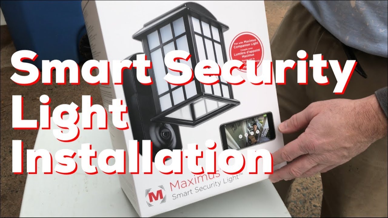 Smart Security Light Installation and Programming - Maximus DIY How to