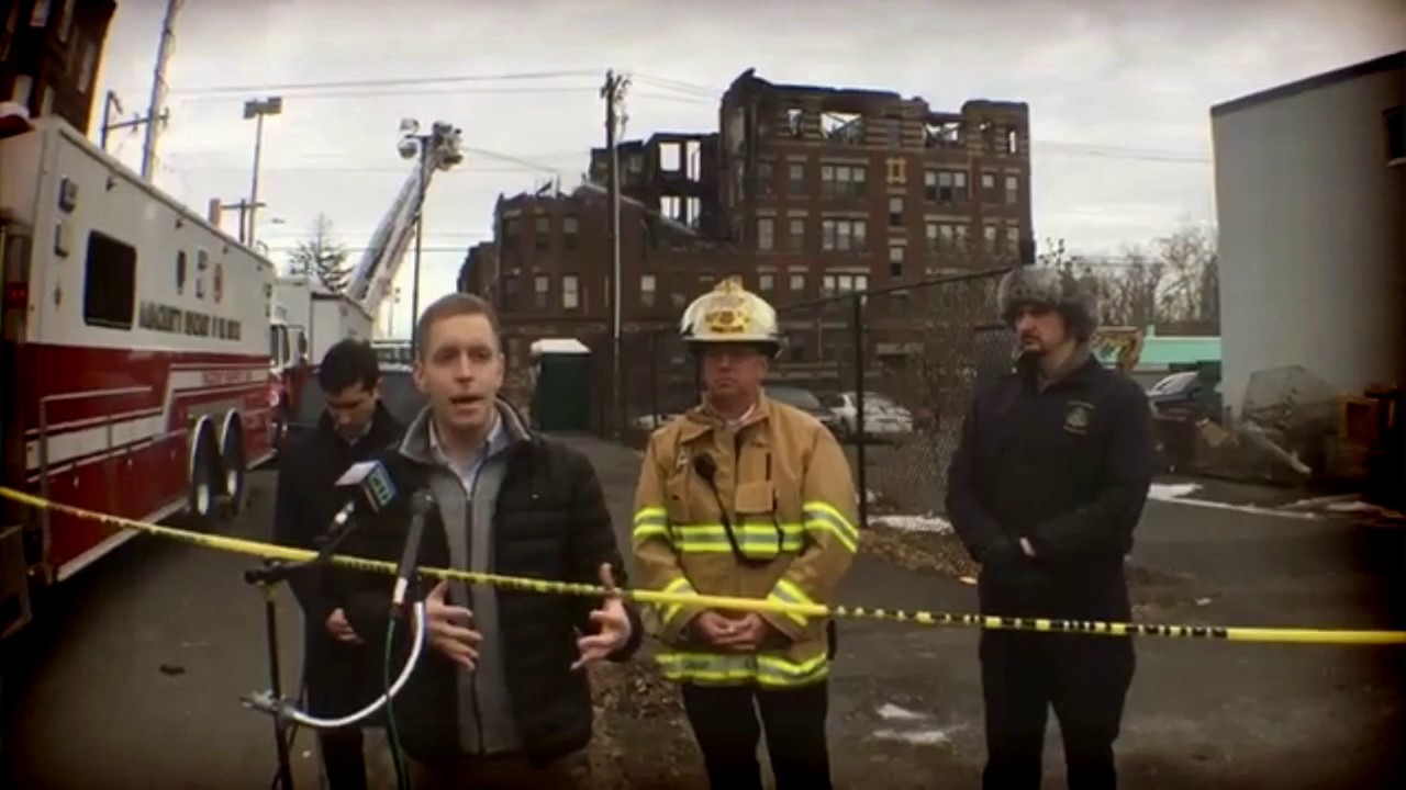 Officials hold press conference following fatal Holyoke fire