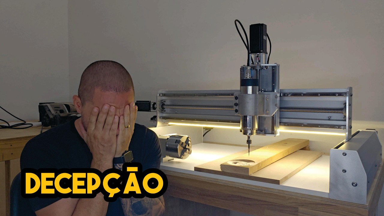 Testando CNC Router de Baixo Custo