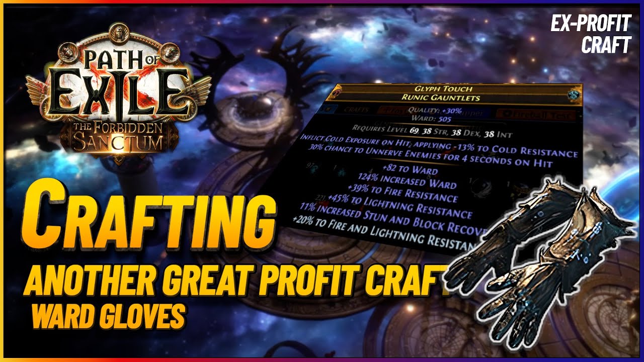 PoE 3.20 - Eldritch Metacrafting Ward Gloves | Another Great Profit Craft