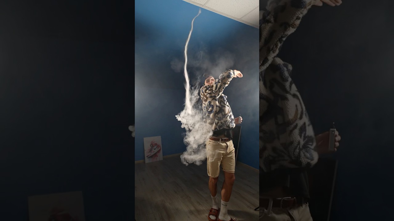 Tornado from my hand 🌪️ the Vinci E120 #voopoo is 🔝