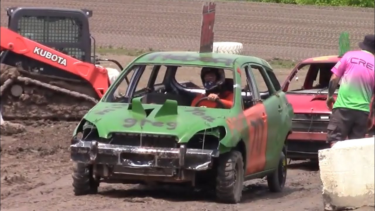 Bumper Swap Compacts 1 - Devils Bowl Speedway Demolition Derby 6-8-2025