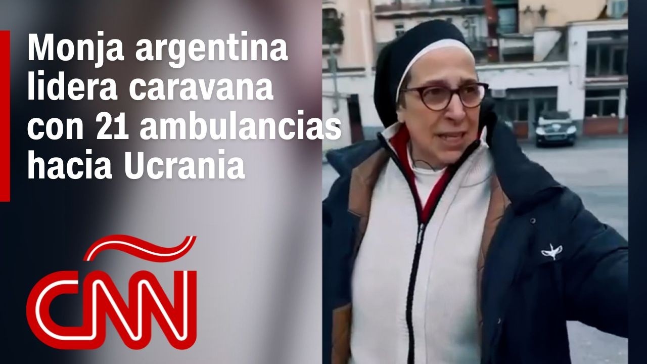 “Putin se ha aliado con el frío para matarlos”: monja argentina lleva ambulancias a Ucrania