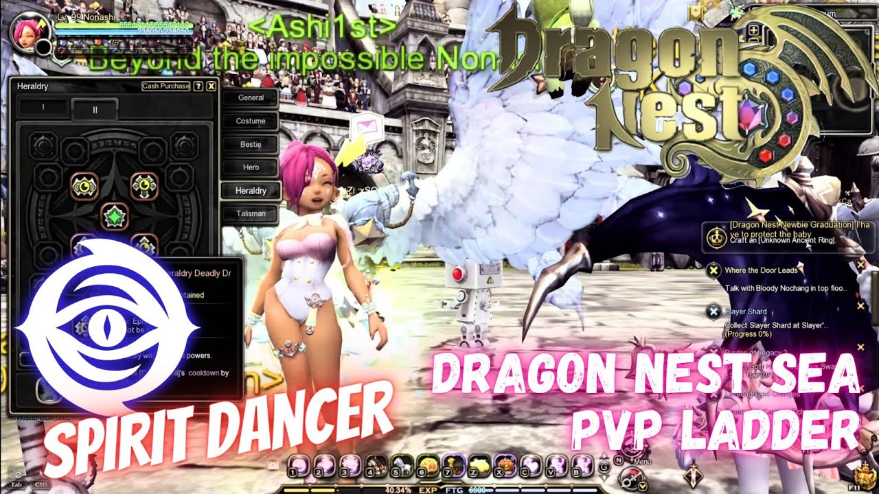 #857 Spirit Dancer PVP Ladder with Skill Build Preview ~ Dragon Nest SEA