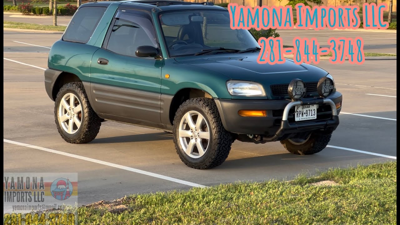 Toyota RAV4 J 1995 года, 2 двери, полный привод, суперредкий праворульный JDM с пробегом всего 26...