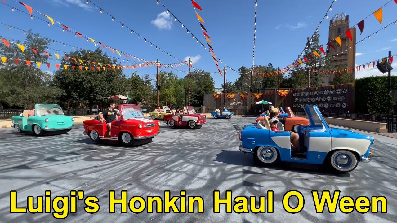 Luigi's Honkin' Haul-O-Ween at Disney California Adventure in Cars Land - Disneyland Halloween, 2022