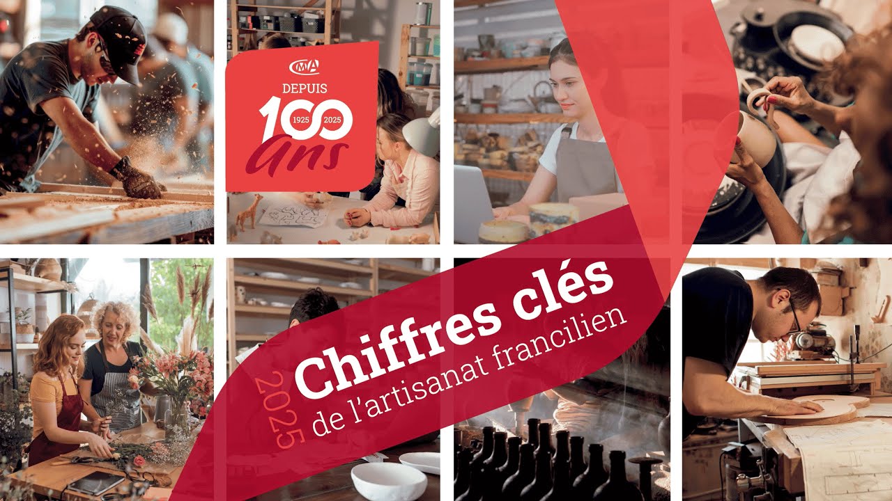 Chiffres cl&eacute;s de l&rsquo;Artisanat francilien 2025