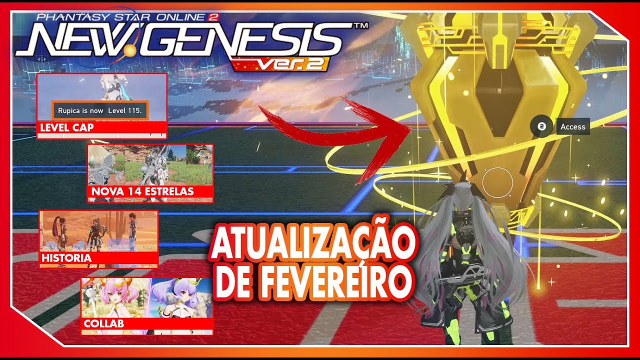 Headline 56! Novo Nameless City, Level 115, Collab e Historia | PSO2NGS
