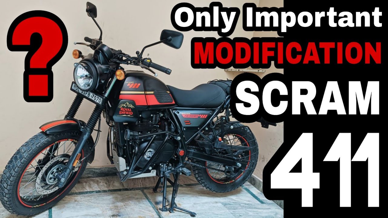 Is New Royal Enfield Himalayan Scram 411 Better than Yezdi Scrambler ? Modified RE Scram Accessories