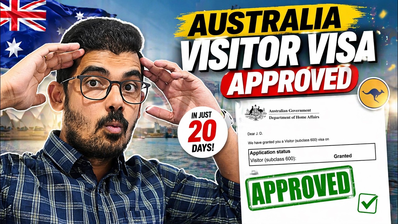 Australia Visitor Visa 2026 🇦🇺 | Approved Faster Than Expected