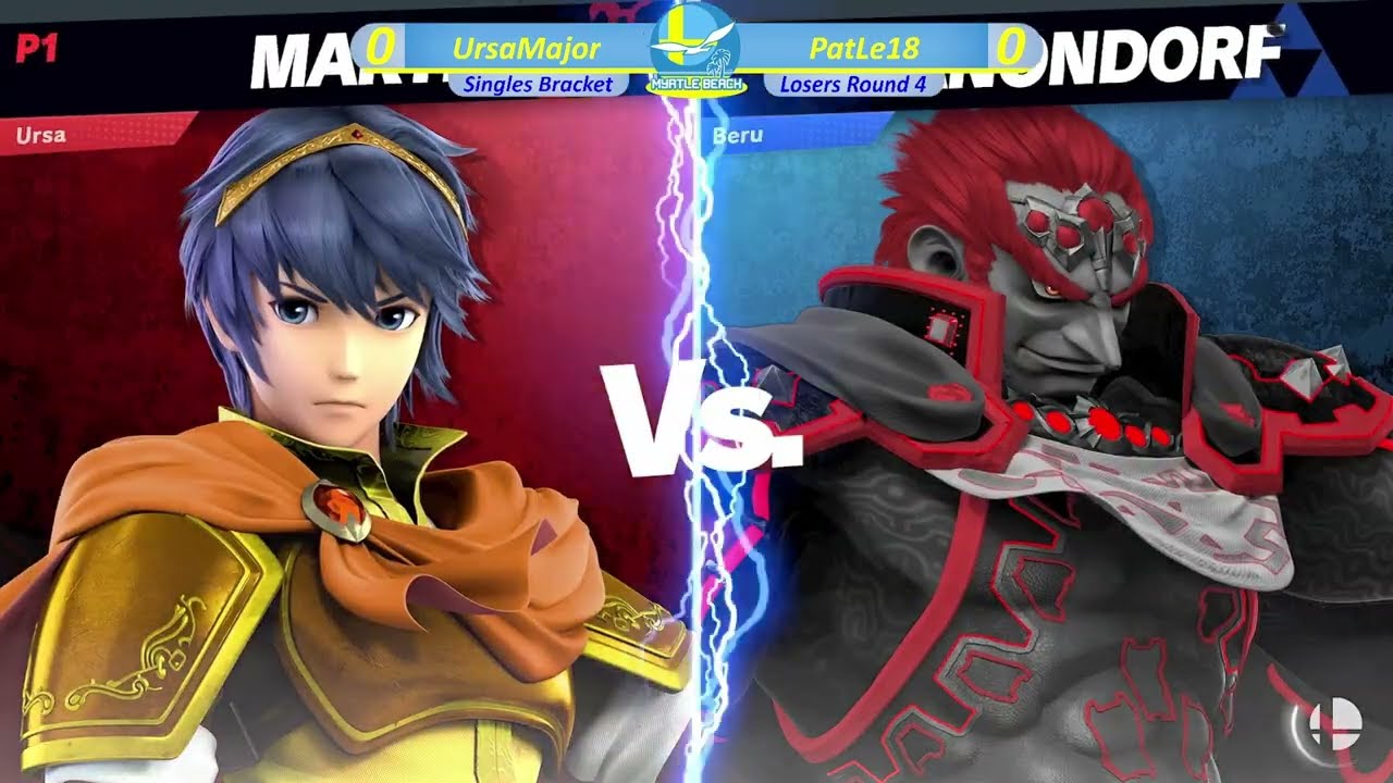 SocaSmash 164 Ultimate Singles: UrsaMajor (Marth) vs PatLe18 (Ganondorf) Losers Round 4